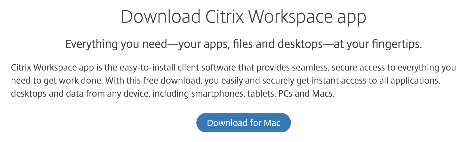 Download citrix workspace